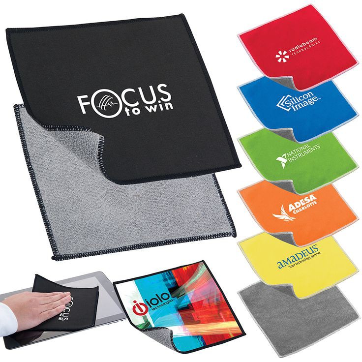 Chiffons microfibres personnalisés avec logo – objets publicitaires pratiques pour entreprises