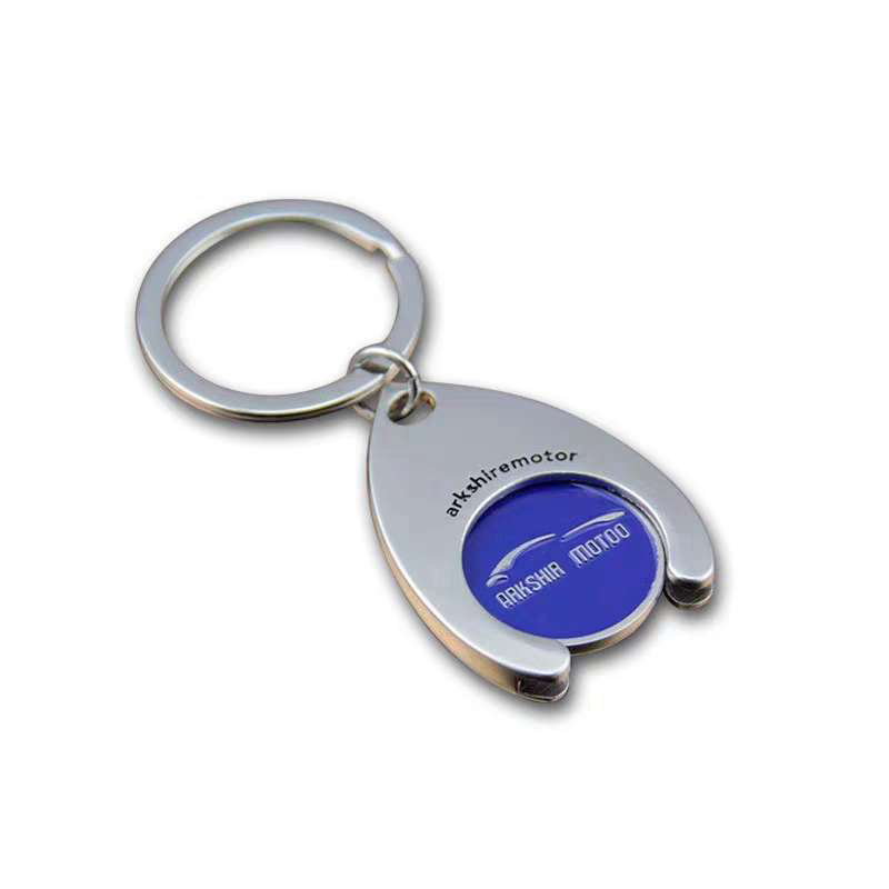 	Porte-clés jeton de caddie personnalisé – impression de votre logo pour entreprises & promotions