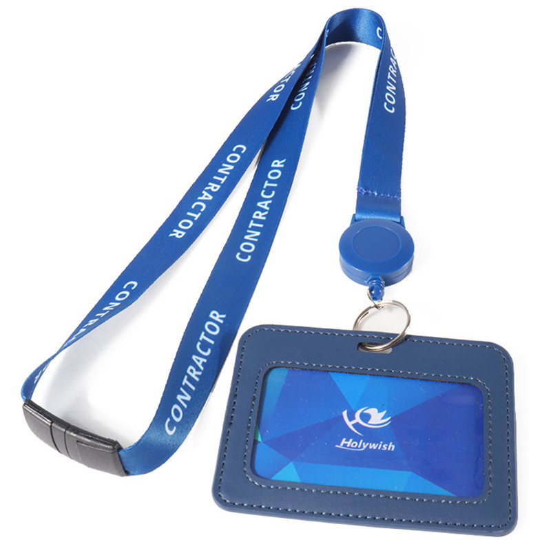 	Lanyard avec badge enrouleur personnalisé