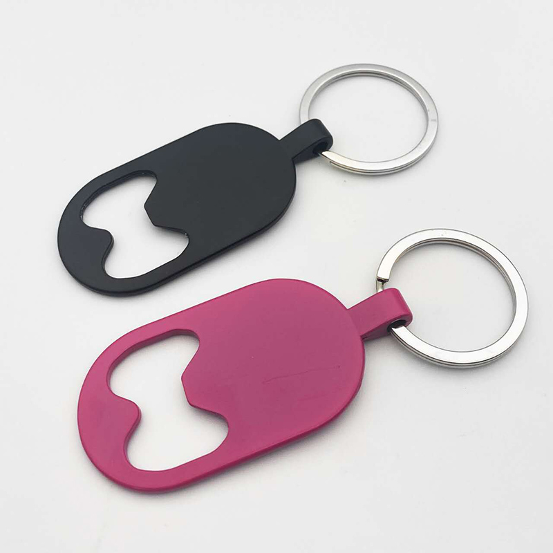 	Porte-clés décapsuleur personnalisé pas cher avec logo – objet publicitaire pratique et économique