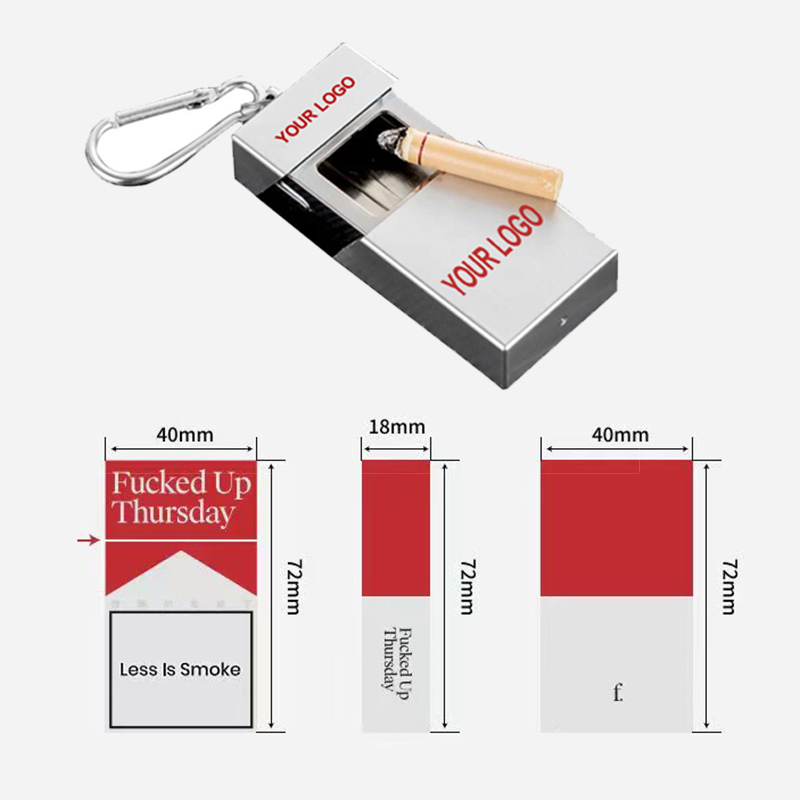 	Cendrier de poche personnalisé avec logo – objet publicitaire pratique et écologique
