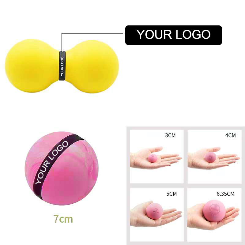 	Balle de fascia personnalisée avec logo – accessoire de massage et promotionnel