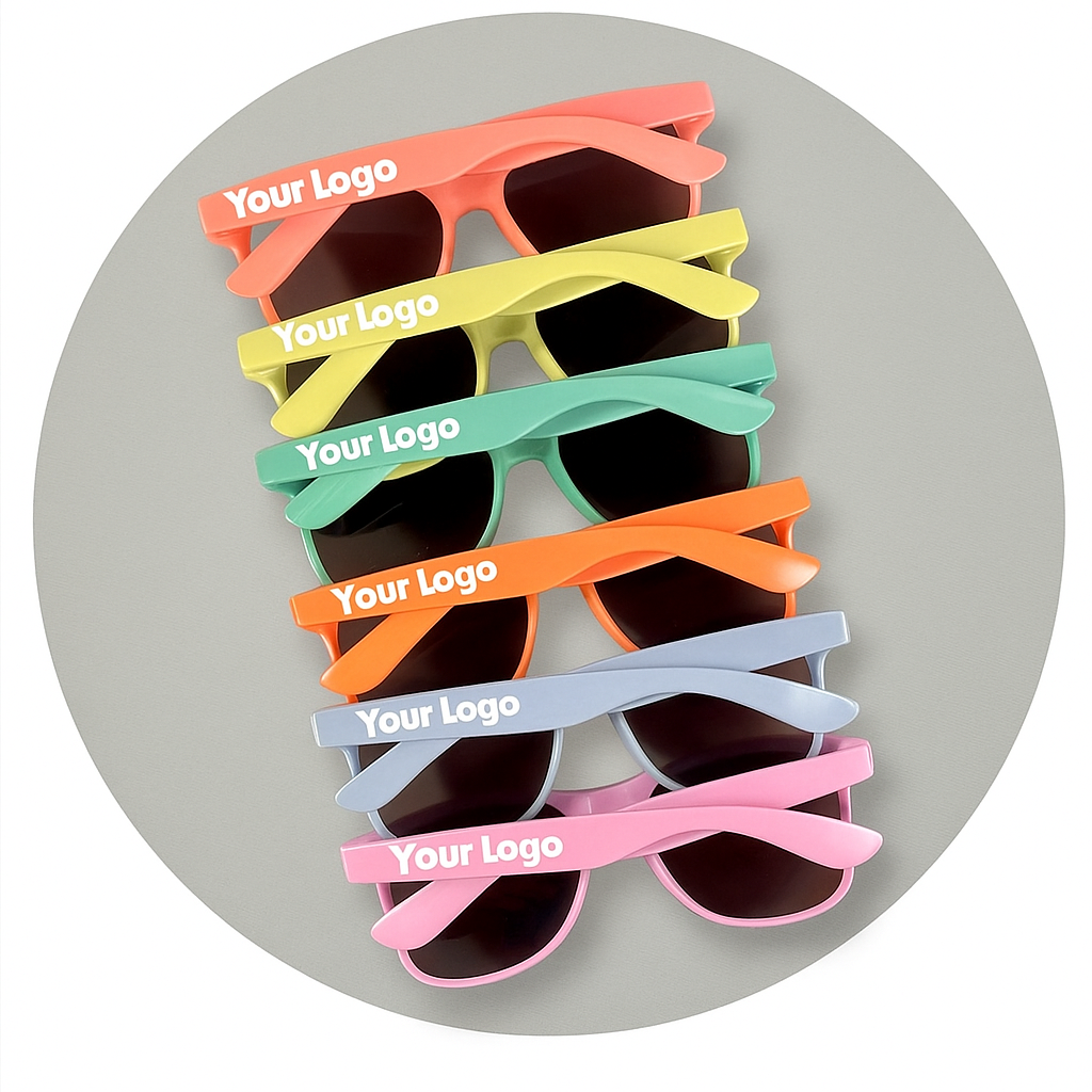 Lunettes de soleil personnalisées avec logo – accessoires publicitaires tendance