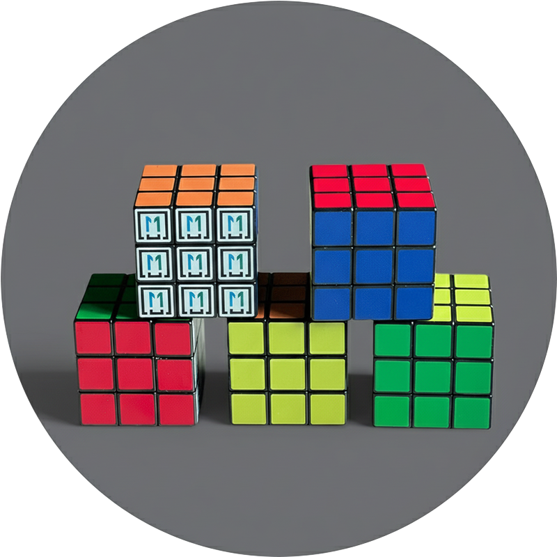 	Cube Rubik personnalisé avec logo – objet publicitaire ludique et original