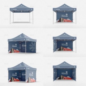 Tente pliante personnalisée avec logo