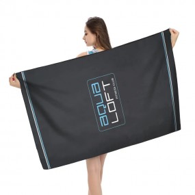 Serviettes de plage personnalisées avec logo comme arti...
