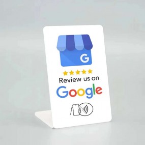 Présentoir pour avis Google ou présentoir de table pers...