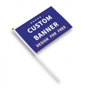 Drapeaux pivotants personnalisés – Impression avec moti...