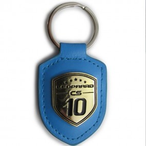 Porte-clés en cuir et métal personnalisés avec logo – I...
