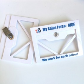 Porte-badge avec clip personnalisé – Impression logo ou...