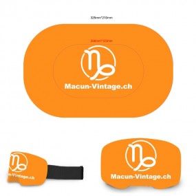 Housse de masque de ski personnalisée avec logo