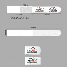 Attaches de ski alpin avec logo