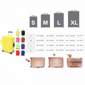 Housse de valise personnalisée – Protection de bagage a...