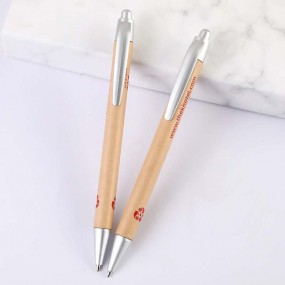Stylos en carton personnalisés avec logo | Stylos écolo...