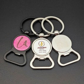 Porte-clés décapsuleur en métal personnalisé – Impressi...