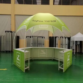 Pavillon de vente mobile personnalisé – Tente hexagonal...