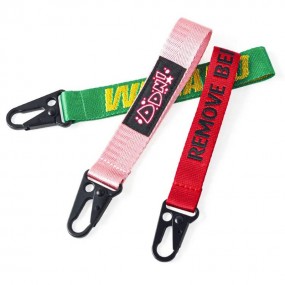 Lanyards courts et porte-clés avec mousqueton personnal...