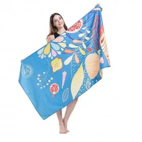 Serviettes de plage personnalisées avec logo comme arti...