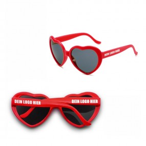 Lunettes cœur personnalisées pour mariage