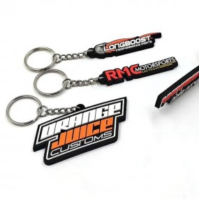Porte-clés en silicone personnalisés avec logo – Porte-...
