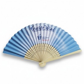 Éventails en papier avec logo – Objet promotionnel uniq...