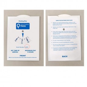 Disque horaire personnalisé avec logo – Accessoire auto...