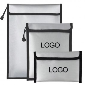 Sac de documents ignifuge personnalisé avec logo imprim...