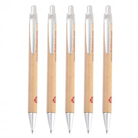 Stylos en carton personnalisés avec logo | Stylos écolo...