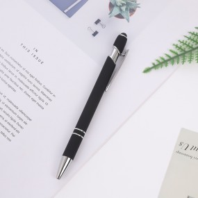 Stylo bille en métal tactile personnalisé | Cadeauxpubl...