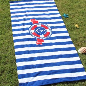 Serviettes de plage personnalisées avec logo comme arti...