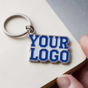Porte-clés en métal personnalisé avec logo | Cadeau d’e...