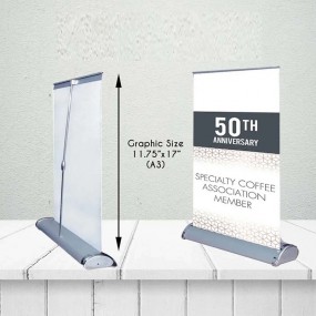 Mini roll-up A4/A3 personnalisé – Impression de présent...