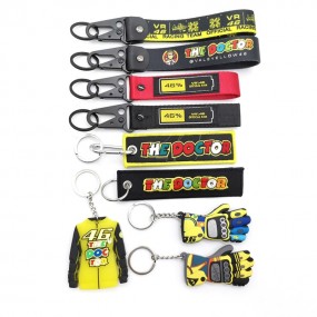 Lanyards courts et porte-clés avec mousqueton personnal...