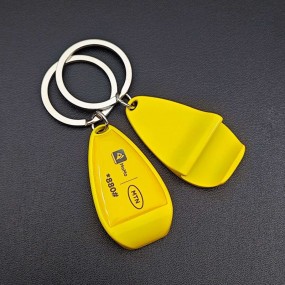 Porte-clés décapsuleur en métal personnalisé – Impressi...