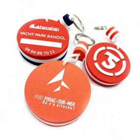 Porte-clés flottant en mousse EVA personnalisable avec ...