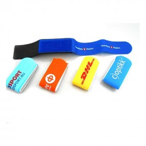 Sangle de ski en velcro personnalisée avec logo