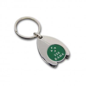 Porte-clés jeton de caddie personnalisé – Impression ou...