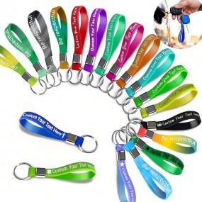 Porte-clés en silicone personnalisés avec logo – Porte-...