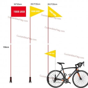 Fanion vélo avec logo personnalisé | Accessoire cyclism...