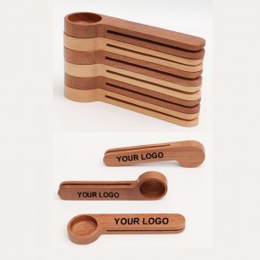 Cuillère à café 7g en bois avec clip – personnalisable ...