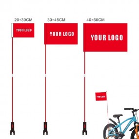 Fanion de vélo personnalisé avec logo pas cher | Haute ...