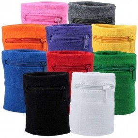 Bandeau de sport avec fermeture éclair personnalisé