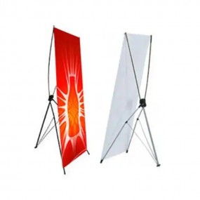 Bannière X-Stand personnalisée – Impression de logo com...