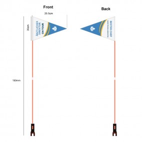 Fanion vélo personnalisé pour promotion – objet publici...