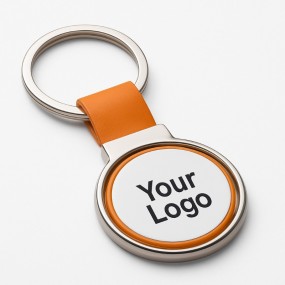 Porte-clés métallique avec logo personnalisé – Promotio...