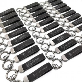 Porte-clés en cuir personnalisé – Impression ou gravure...