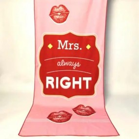 Serviettes de plage personnalisées avec logo comme arti...