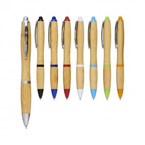 Stylo à bille en bambou personnalisé avec logo – Objet ...