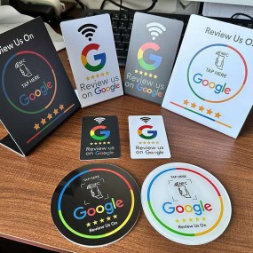 Présentoir pour avis Google ou présentoir de table pers...