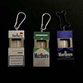 Cendrier de poche carré avec porte-clés personnalisé – ...